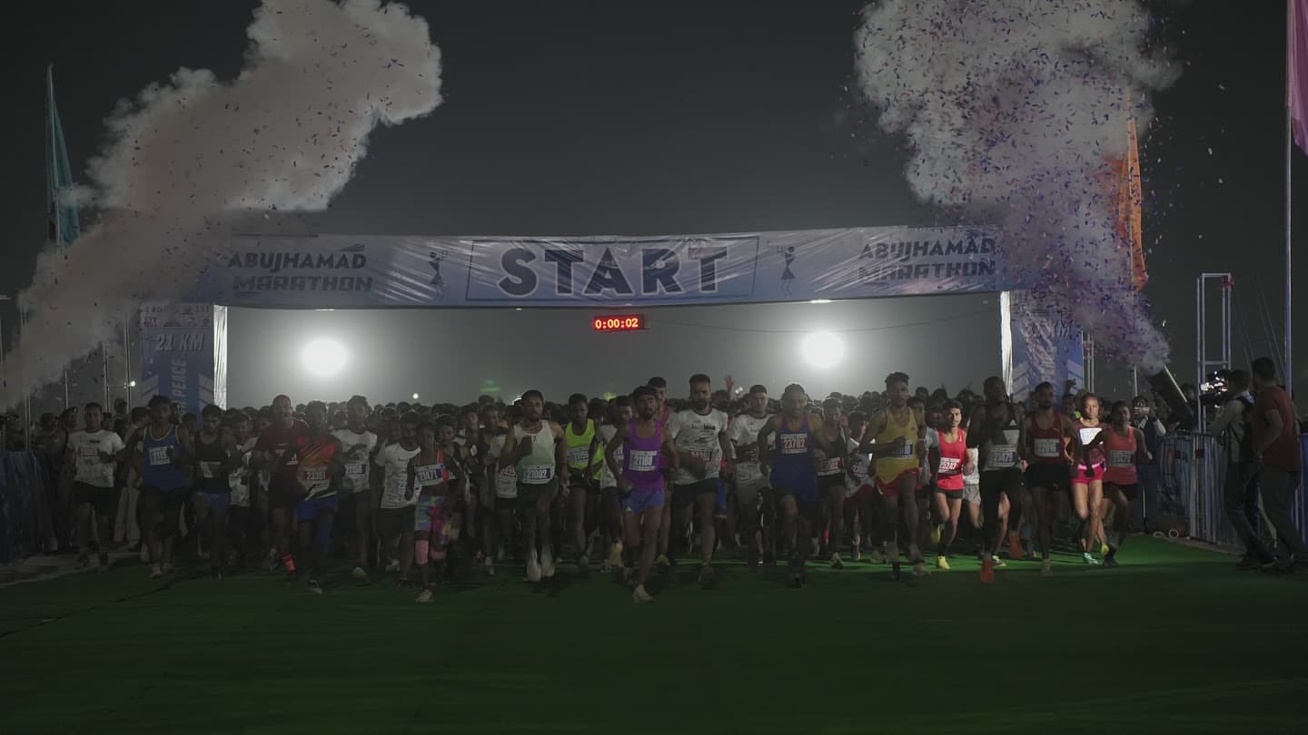 Amazing start to the marathon! 🏃‍♂️